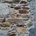 Brest : vieux mur réalisé en pierres locales 