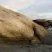 Bloc de granite sur une plage du Finistère nord