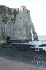 Vue nord-ouest des falaises d