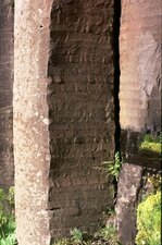 Détail de prismes volcaniques - Svartifoss