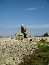 Cordon de galets à Pern - Ouessant