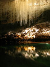 Fistuleuse dans les grottes de Choranche - Vercors