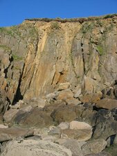 Gneiss de la plage des Blancs Sablons