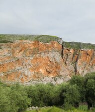 escarpement de faille a Vecchiano 2