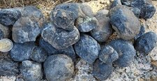Galets de Quartz noirs