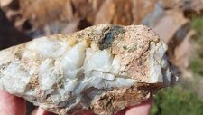 Pegmatites décimétriques à Riebeckites-Fayalites