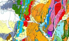 carte géologique de la région des Portes de Fer