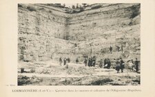 Carrière de calcaires oligocènes de Lormandière