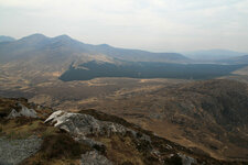 Vue depuis Diamond Hill dans le Connemara