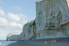 Vue nord-est des falaises d