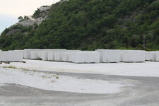 Blocs taillés de Marbre de Carrare