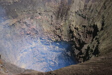 Dégazage du cratère du Villarrica