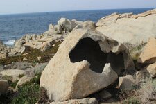 Tafoni dans monzogranite, Pointe di Spano