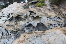 Taffonis dans les schistes et phyllades de Brégançon.