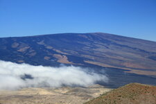 Coulées du Mauna Loa vues depuis le Mauna Kea