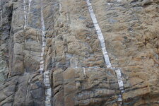 Filons de quartz dans les phyllades de la presqu