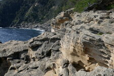 Grès de dunes fossiles würmiennes, Port Cros (Pointe du Tuf)