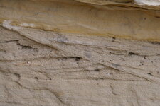 Stratification entrecroisée dans la molasse miocène du Bas-Dauphiné