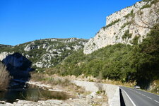 Calcaire de plateforme tithonien dans les Gorges de l