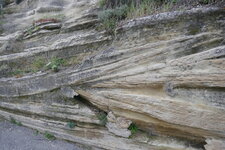 Stratification entrecroisée dans la molasse à Lacoste