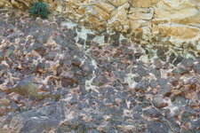 Contact basaltes en coussins/ sédiments dans les chaînes pontiques