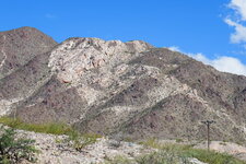 Intrusions de Pegmatites, Molinos, Argentine.