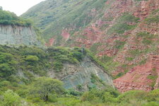 Dépôts détritiques, Cuesta del Obispo, Argentine.