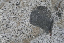 Enclave basique dans granite, Hells Gate