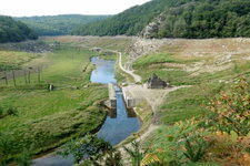 Assèchement du lac de Guerlédan