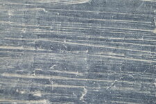 Stries glaciaires laissées par le Glacier Athabaska