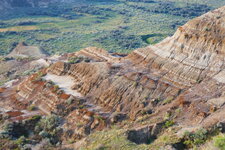 Formations de Badlands du Parc Provincial de Dinosaurs