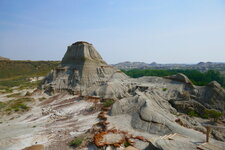 Badlands avec niveau de Siderite