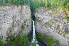 Coulée basaltique à Spahats Falls (Wells Gray Provincial Park)