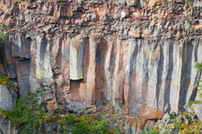 Coulée de basalte prismée, Parc Provincial Wells Gray
