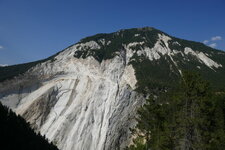 Glissement de terrain de la Mouthe dans les les gypses triasiques, Vallon d