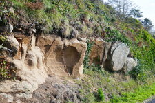 Altération en Taffonis du granite de Flamanville