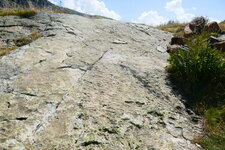Ripple-marks et ichnofossiles entre les lacs Noir et Besson à l