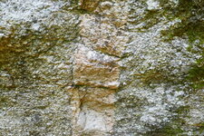 Filon dans granite à Autun