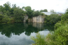 Ancienne carrière de granite Yvon à Bécon-les-Granits
