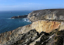 Falaises au cap de la Chèvre