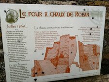 Four à chaux de Rozan - panneau explicatif