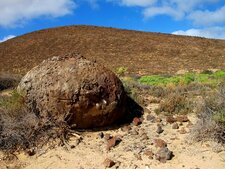 Bombe volcanique, Lanzarote (Îles Canaries)