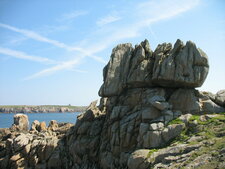 Rochers de leucogranite de Lokeltas 