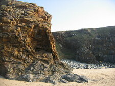 Falaise à la pointe de Kerdra