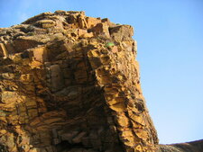 Haut de falaise à Kerdra