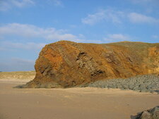 Falaise érodée à Lostmarc