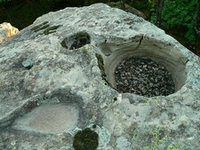 Erosion dans les grès d