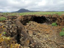 Tunnel de lave, Lanzarote (Îles Canaries)