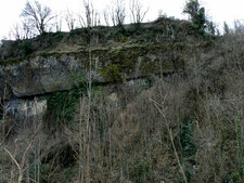 Coulée de lave du volcan d