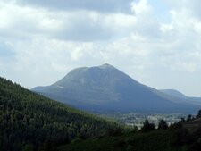 Puy de Dôme, vue du Sud